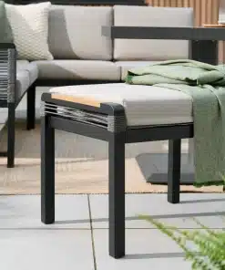 Norfolk Leisure Bellmount Outdoor Mini Corner Lounge Set With Gas Height Adjustable Table