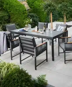 Norfolk Leisure Bellmount 6 Seater Outdoor Dining Set