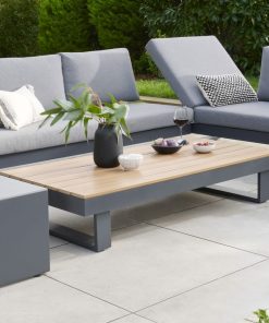 Norfolk Leisure Easton Large Outdoor Corner Lounge Set With Sun Recliner