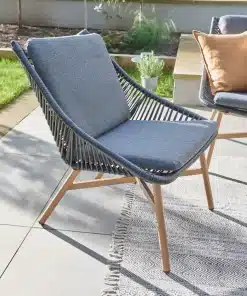 Norfolk Leisure Keswick 3 Seater Outdoor Lounge Set with Black Wicker