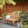 Kingsbury 120cm Bench in Mahogany