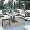 Hemsby Large Corner With Gas Height Adjustable Table