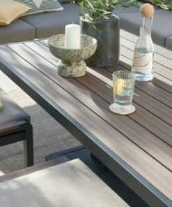 Hemsby Large Corner With Gas Height Adjustable Table