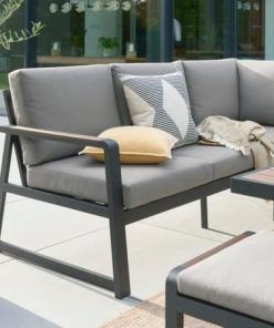 Alternative view of Norfolk Leisure Hemsby Large Garden Corner Sofa With Gas Height Adjustable Table
