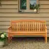 Kingsbury 150cm Bench in Mahogany