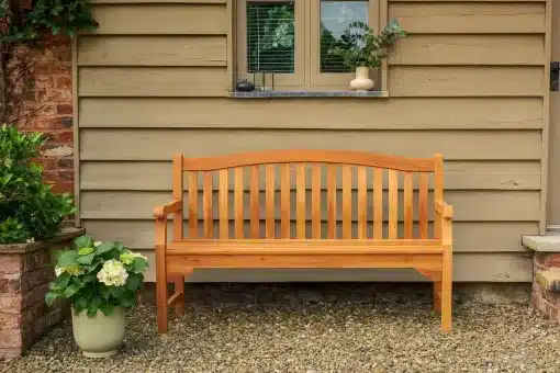 Kingsbury 150cm Bench in Mahogany