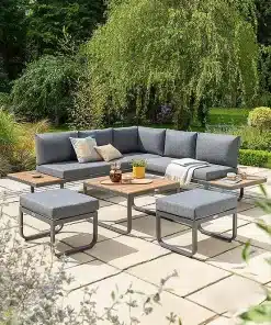Norfolk Leisure Billingford 5pcs Outdoor Garden Mini Corner Set