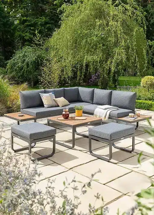 Norfolk Leisure Billingford 5pcs Outdoor Garden Mini Corner Set