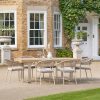 Pacific Lifestyle Osaka Latte Outdoor 6 Seater Dining Set