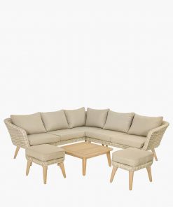 Pacific Lifestyle Cabon Outdoor Corner Seating Set