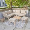 Pacific Lifestyle Cabon Outdoor Corner Seating Set