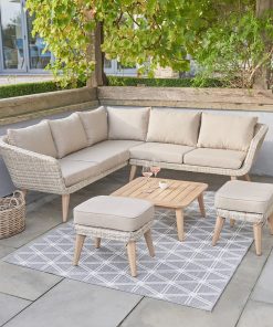 Pacific Lifestyle Cabon Outdoor Corner Seating Set