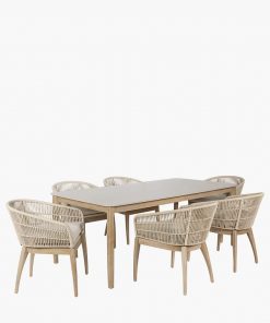 Moeven Outdoor 6 Seater Dining Set