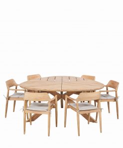 Pacific Lifestyle Reuleaux Outdoor 6 Seater Dining Set