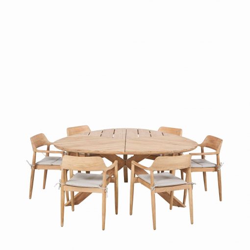 Pacific Lifestyle Reuleaux Outdoor 6 Seater Dining Set