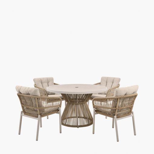 Pacific Lifestyle Martic Outdoor 4 Seater Dining Set