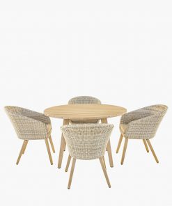 Pacific Lifestyle Cabon Outdoor 4 Seater Dining Set