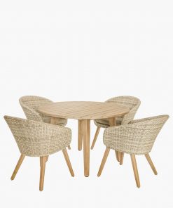 Pacific Lifestyle Cabon Outdoor 4 Seater Dining Set