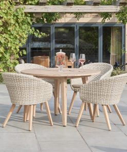 Pacific Lifestyle Cabon Outdoor 4 Seater Dining Set