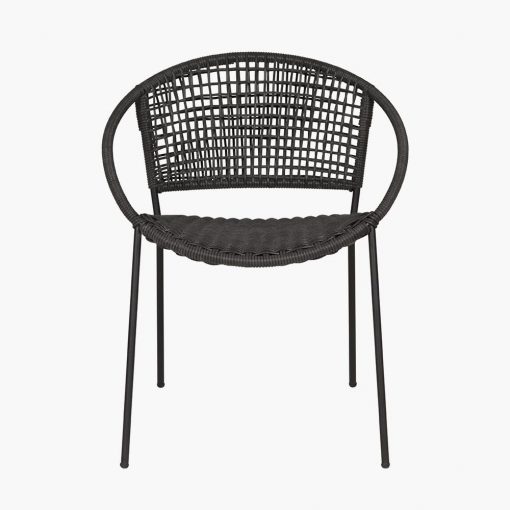 Pacific Lifestyle Dakota Black Outdoor Bistro Set