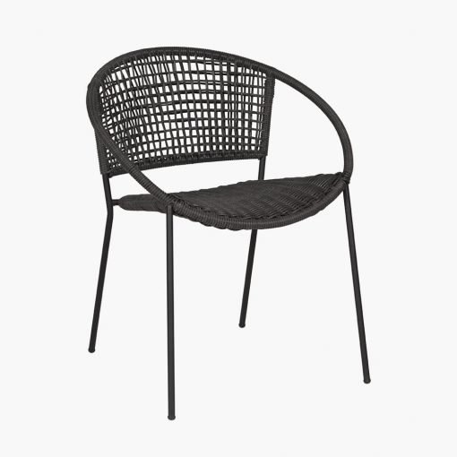Pacific Lifestyle Dakota Black Outdoor Bistro Set