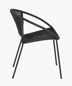 Pacific Lifestyle Dakota Black Outdoor Bistro Set