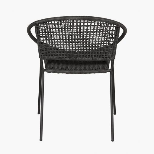 Pacific Lifestyle Dakota Black Outdoor Bistro Set