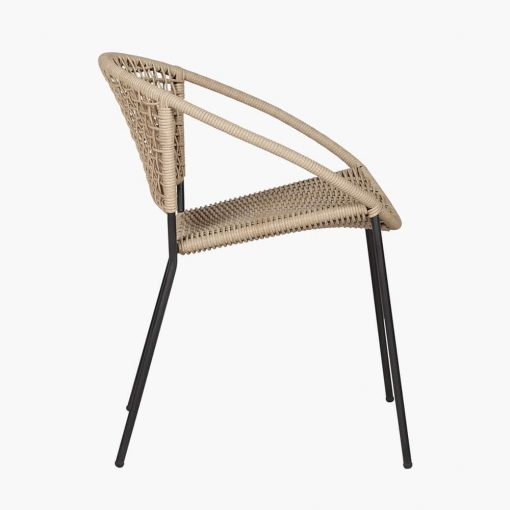 Pacific Lifestyle Dakota Natural Wheat Outdoor Bistro Set