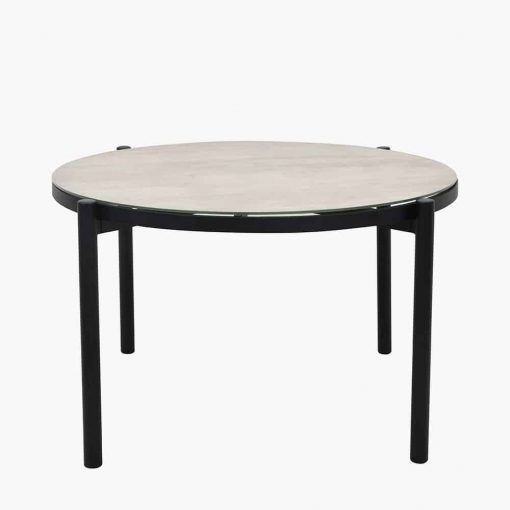 Pacific Lifestyle Nevada Putty Outdoor 4 Seater Round Dining Set