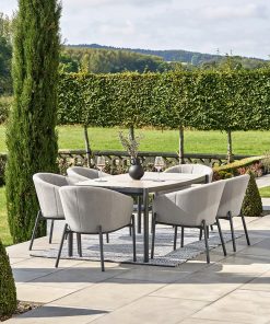 Pacific Lifestyle Nevada Putty Outdoor 6 Seater Dining Set