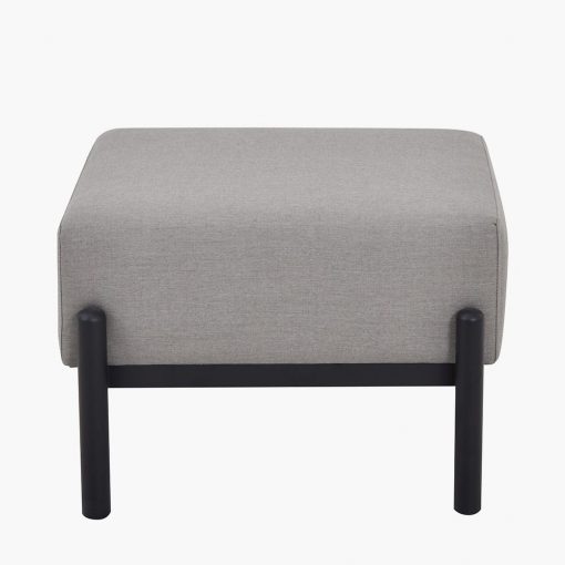 Pacific Lifestyle Nevada Putty Small Outdoor Corner Seating Set with Coffee Table and Footstools
