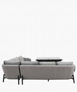 Pacific Lifestyle Nevada Putty Large Outdoor Corner Seating Set with Adjustable Table