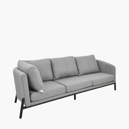 Pacific Lifestyle Nevada Putty Large Outdoor Corner Seating Set with Adjustable Table
