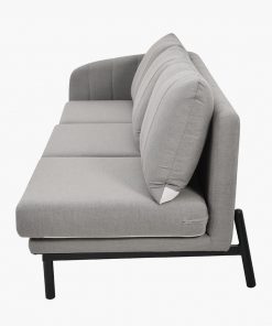 Pacific Lifestyle Nevada Putty Large Outdoor Corner Seating Set with Adjustable Table