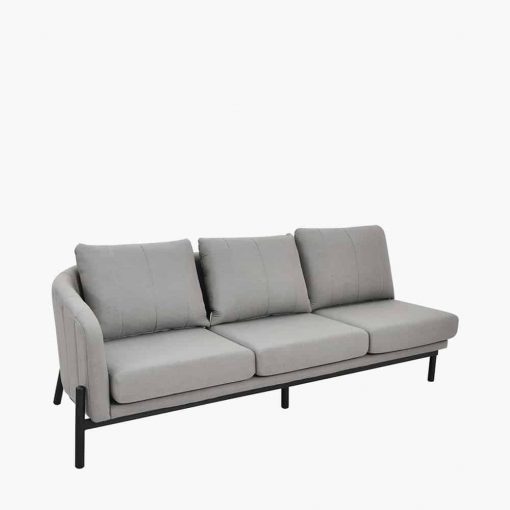Pacific Lifestyle Nevada Putty Large Outdoor Corner Seating Set with Adjustable Table