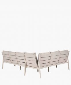 Pacific Lifestyle Aruba Outdoor Corner Seating Set with Adjustable Table