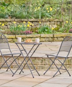 Pacific Lifestyle Café Latte Balcony Folding Round Set